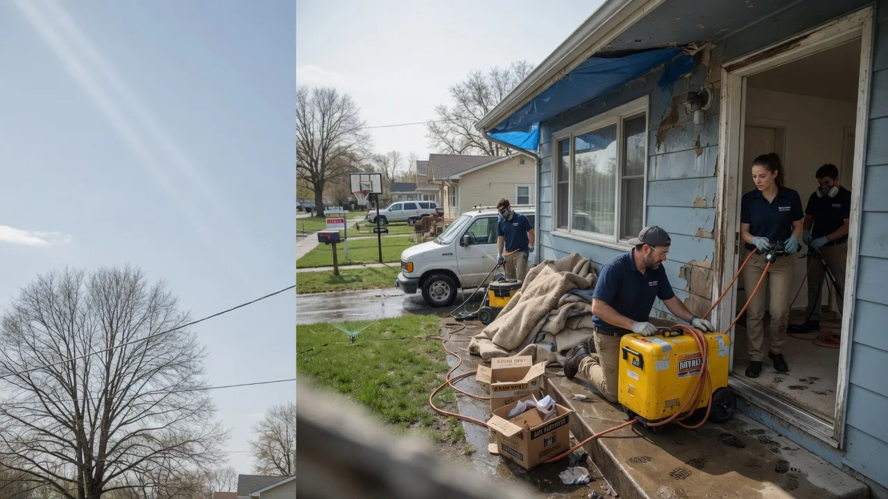 Basement Flood Cleanup in Thayer, KS near me